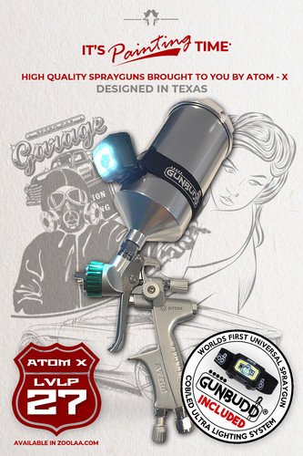 Atom x27 lvlp spray gun - x27,